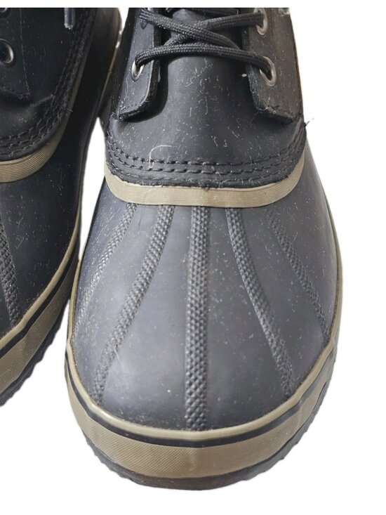 Sorel 1964 T Pac Duck Boots Men 13 Black Waterproof Insulated Lined NM2725-010 main image 4